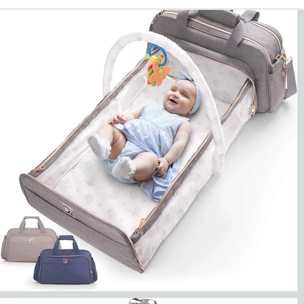 CONFACHI 4-1 diaper Bag Gray